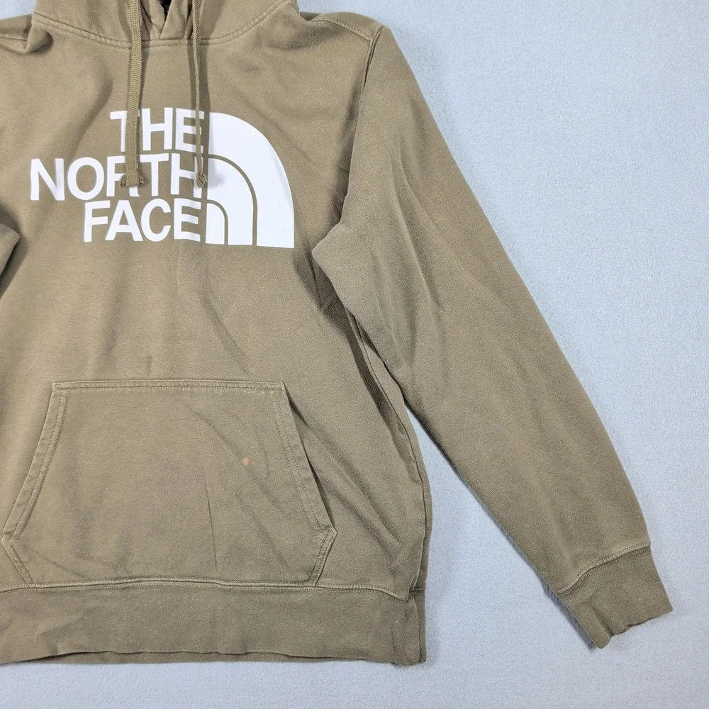 The North Face Mens Half‎ Dome Pullover Hoodie Brown Tan Size Medium